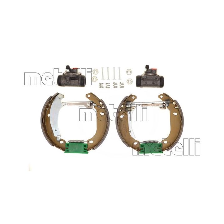 Stabdžių trinkelių komplektas METELLI 51-0399