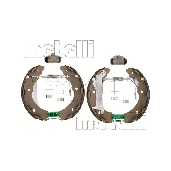 Stabdžių trinkelių komplektas METELLI 51-0493