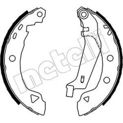 Stabdžių trinkelių komplektas METELLI 53-0002Y