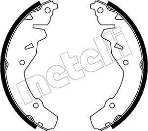 Stabdžių trinkelių komplektas METELLI 53-0029