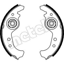 Stabdžių trinkelių komplektas METELLI 53-0063