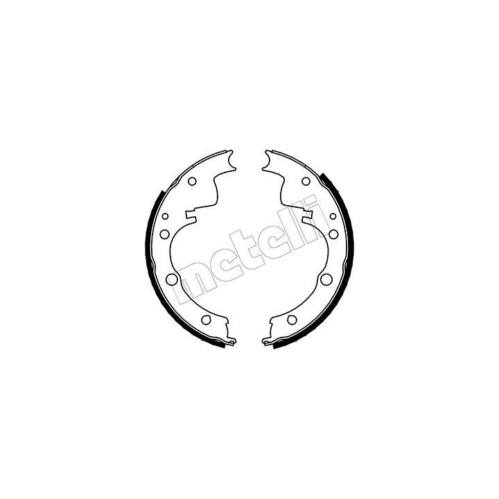 Stabdžių trinkelių komplektas METELLI 53-0064