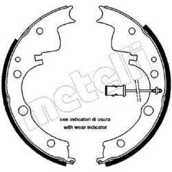 Stabdžių trinkelių komplektas METELLI 53-0065