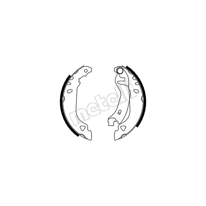 Stabdžių trinkelių komplektas METELLI 53-0066