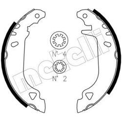 Stabdžių trinkelių komplektas METELLI 53-0066J
