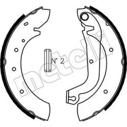 Stabdžių trinkelių komplektas METELLI 53-0068