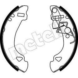 Stabdžių trinkelių komplektas METELLI 53-0069