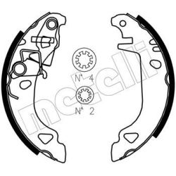 Stabdžių trinkelių komplektas METELLI 53-0070J