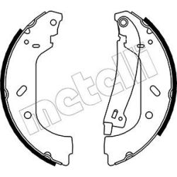 Stabdžių trinkelių komplektas METELLI 53-0074Y
