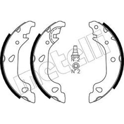 Stabdžių trinkelių komplektas METELLI 53-0080