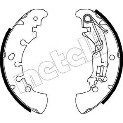 Stabdžių trinkelių komplektas METELLI 53-0091