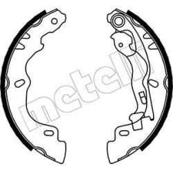 Stabdžių trinkelių komplektas METELLI 53-0098