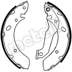 Stabdžių trinkelių komplektas METELLI 53-0166