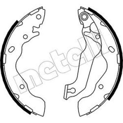 Stabdžių trinkelių komplektas METELLI 53-0171