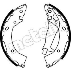 Stabdžių trinkelių komplektas METELLI 53-0177
