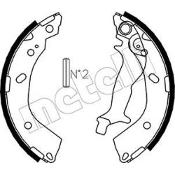 Stabdžių trinkelių komplektas METELLI 53-0178