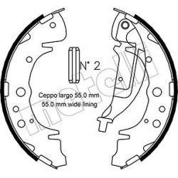Stabdžių trinkelių komplektas METELLI 53-0180
