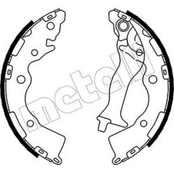 Stabdžių trinkelių komplektas METELLI 53-0182