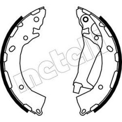 Stabdžių trinkelių komplektas METELLI 53-0189