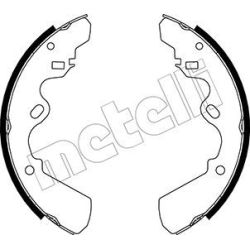 Stabdžių trinkelių komplektas METELLI 53-0190