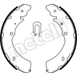 Stabdžių trinkelių komplektas METELLI 53-0193