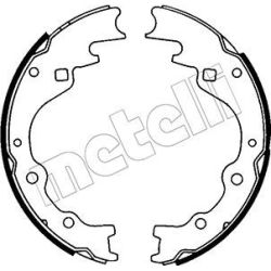 Stabdžių trinkelių komplektas METELLI 53-0202