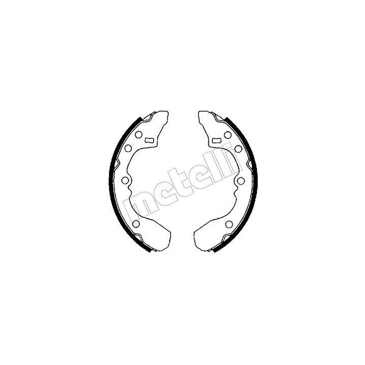 Stabdžių trinkelių komplektas METELLI 53-0203