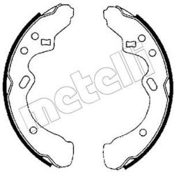 Stabdžių trinkelių komplektas METELLI 53-0204