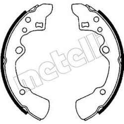 Stabdžių trinkelių komplektas METELLI 53-0205