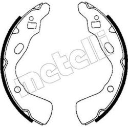 Stabdžių trinkelių komplektas METELLI 53-0206