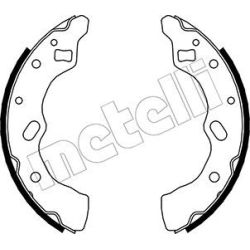 Stabdžių trinkelių komplektas METELLI 53-0211