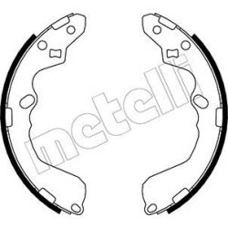 Stabdžių trinkelių komplektas METELLI 53-0212