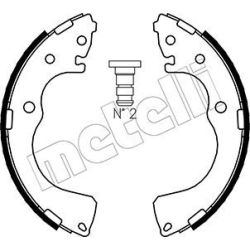 Stabdžių trinkelių komplektas METELLI 53-0218