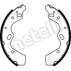 Stabdžių trinkelių komplektas METELLI 53-0219