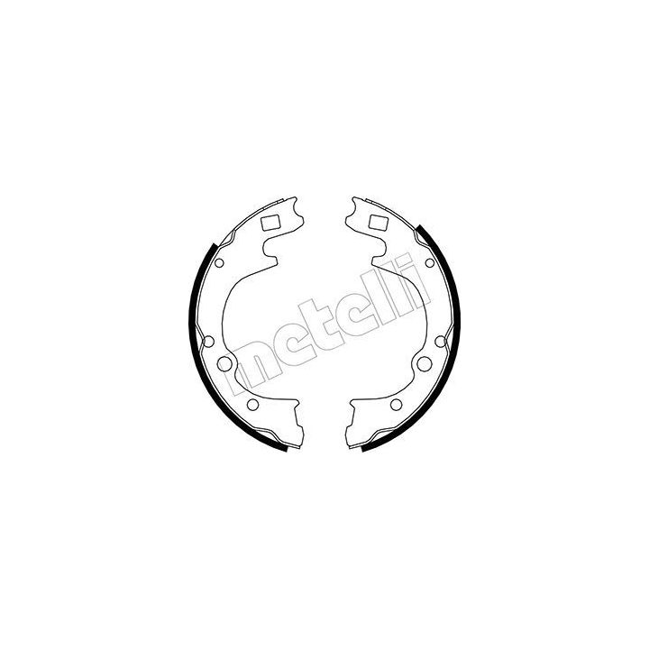 Stabdžių trinkelių komplektas METELLI 53-0221