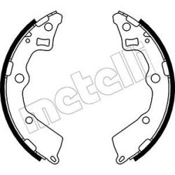Stabdžių trinkelių komplektas METELLI 53-0229