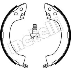 Stabdžių trinkelių komplektas METELLI 53-0251