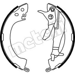 Stabdžių trinkelių komplektas METELLI 53-0251Y