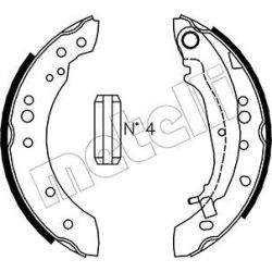 Stabdžių trinkelių komplektas METELLI 53-0266
