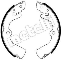 Stabdžių trinkelių komplektas METELLI 53-0277