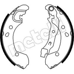 Stabdžių trinkelių komplektas METELLI 53-0290