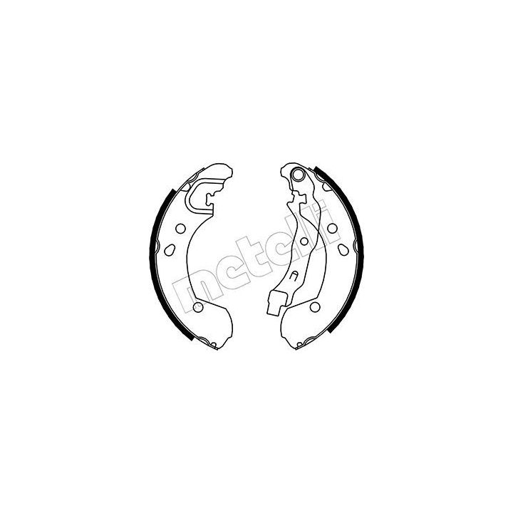 Stabdžių trinkelių komplektas METELLI 53-0290