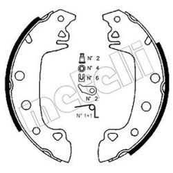 Stabdžių trinkelių komplektas METELLI 53-0340K