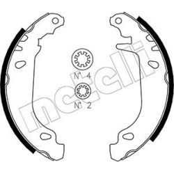 Stabdžių trinkelių komplektas METELLI 53-0345
