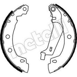 Stabdžių trinkelių komplektas METELLI 53-0353Y