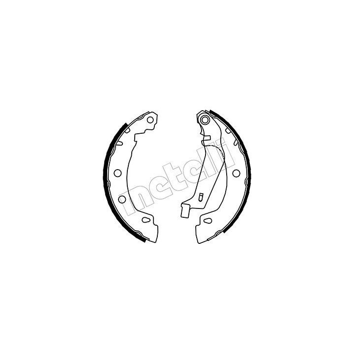 Stabdžių trinkelių komplektas METELLI 53-0353Y