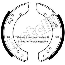 Stabdžių trinkelių komplektas METELLI 53-0366