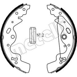 Stabdžių trinkelių komplektas METELLI 53-0370