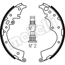 Stabdžių trinkelių komplektas METELLI 53-0452