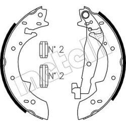 Stabdžių trinkelių komplektas METELLI 53-0475